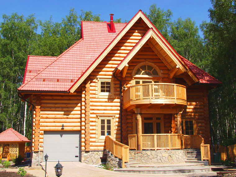 Строительство домов из сибирского кедра для богатых людей